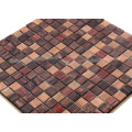 China supply factory cheap products rustic mixed design Hot - melt mosaic tiles